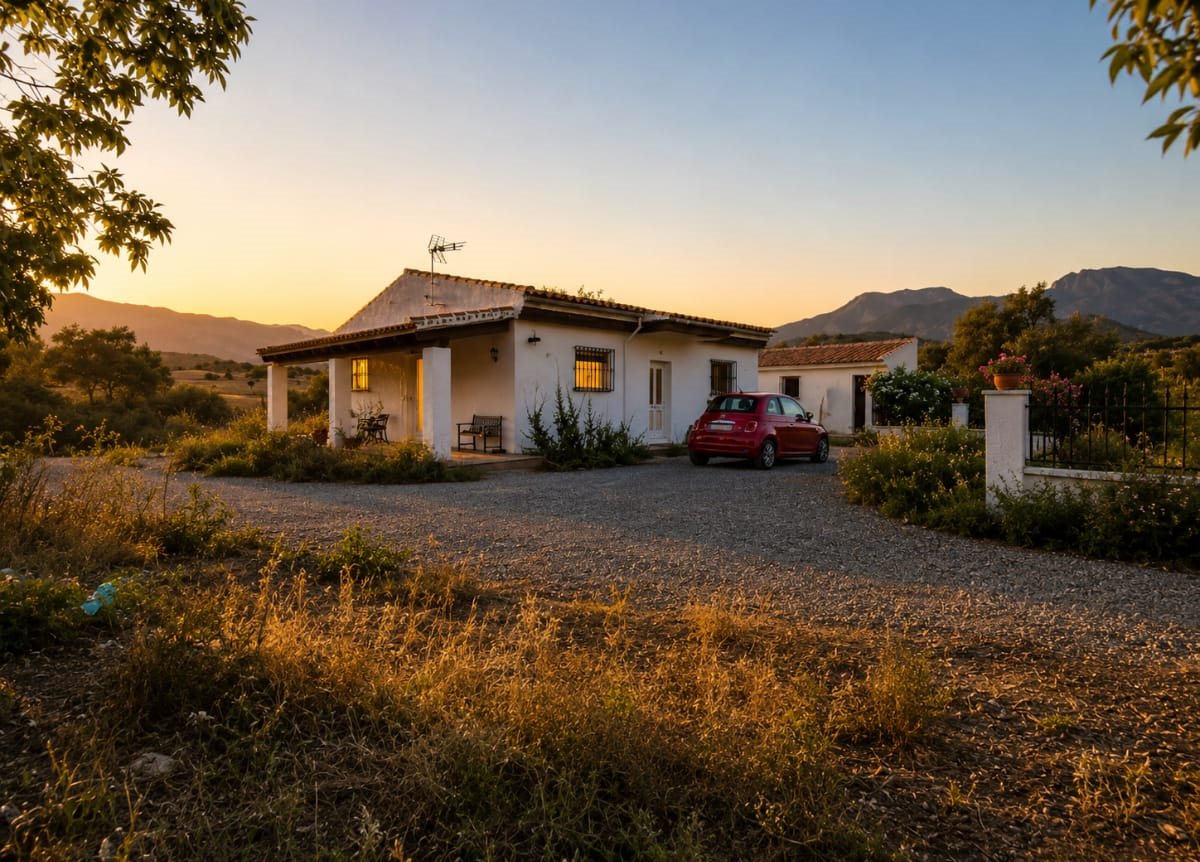Bájos vidéki ház hegyekre nyíló kilátással és kb. 6 000 m²-es telekkel – Sierra de las Nieves, Málaga