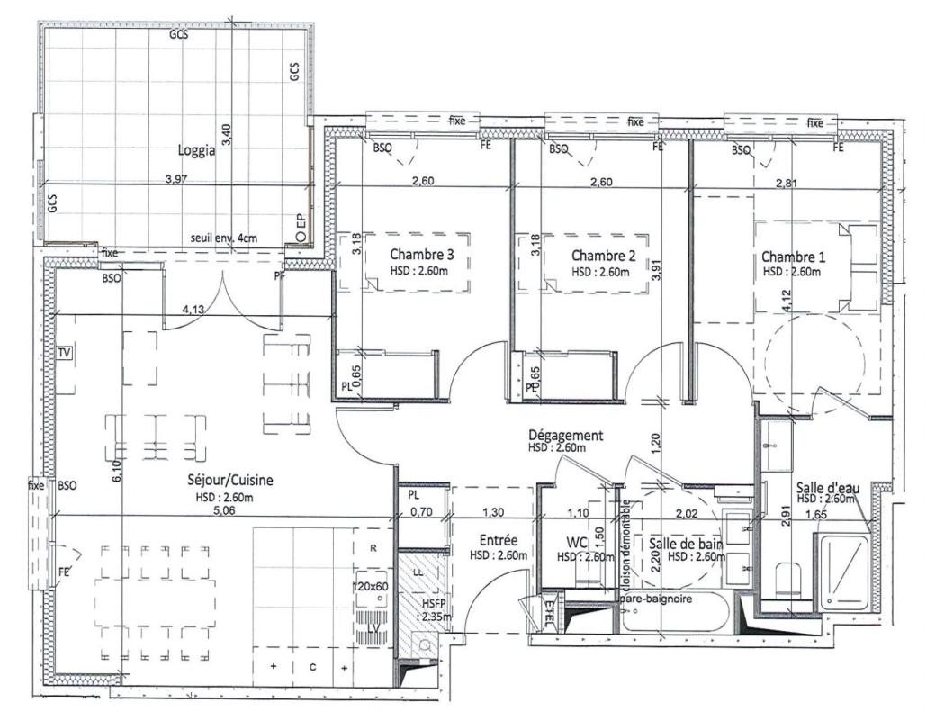 Appartement à vendre, 84m², Tassin-la-Demi-Lune