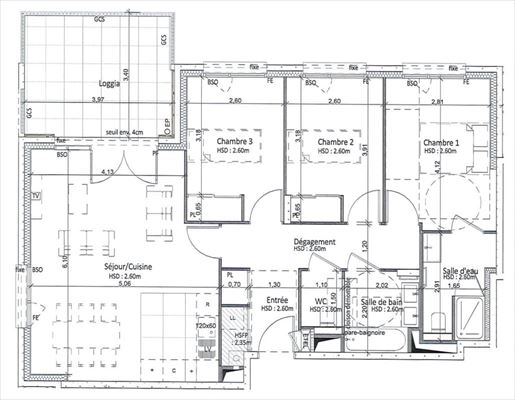 Appartement 3 pièces 84 m² · à Tassin-la-Demi-Lune · 84 m² · 495 000 €