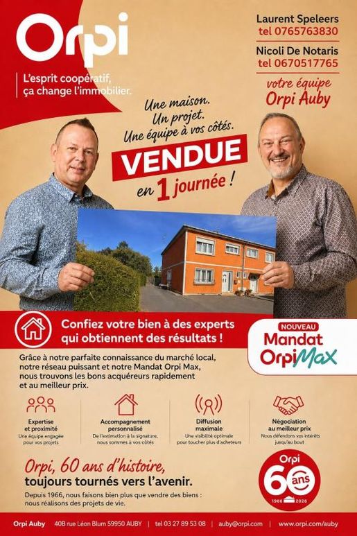 Maison 4 pièces 83 m² · à Courcelles-lès-Lens · 83 m² · 140 890 €