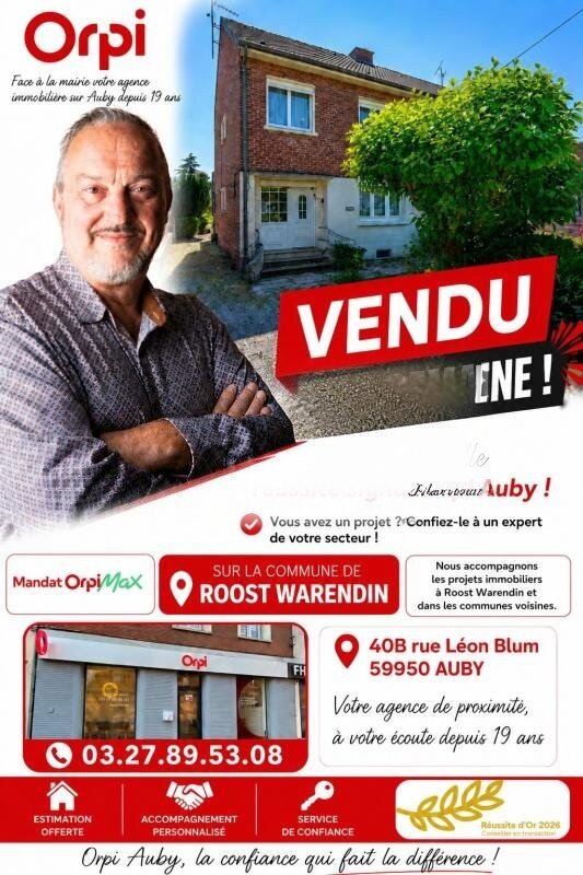 Maison à vendre, 112m², Roost-Warendin
