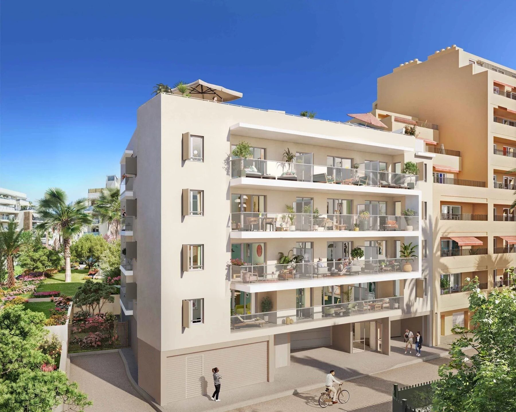 NICE North: Top floor 3-bedroom apartment in new-build development
