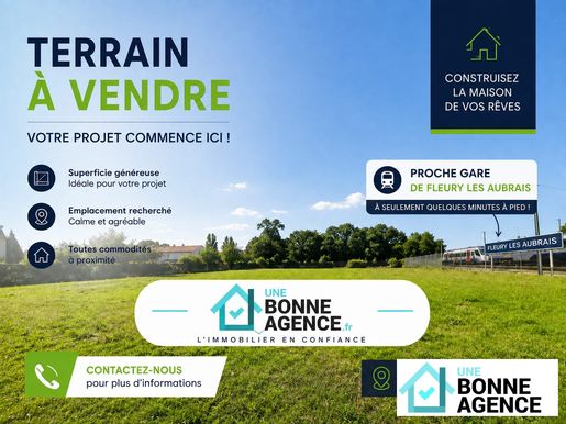 Terrain, terrain 318 m² — Fleury-les-Aubrais (Loiret) · 85 900 €