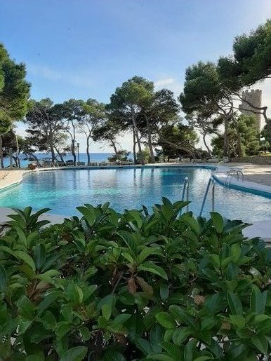 Apartment in a luxury residential complex, located **right on the seafront**.