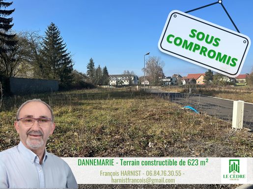 Terrain, terrain 623 m² — Dannemarie (Haut-Rhin) · 87 000 €