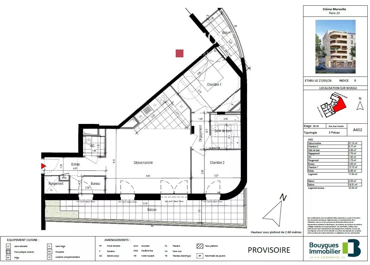 Appartement – Paris 15 - Vue 2