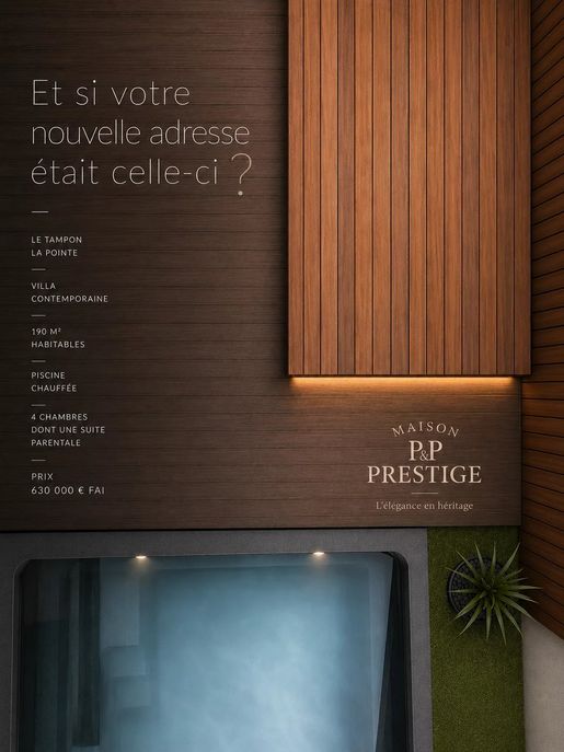 Maison 6 pièces 193 m² · au Tampon · 193 m² · 630 000 €