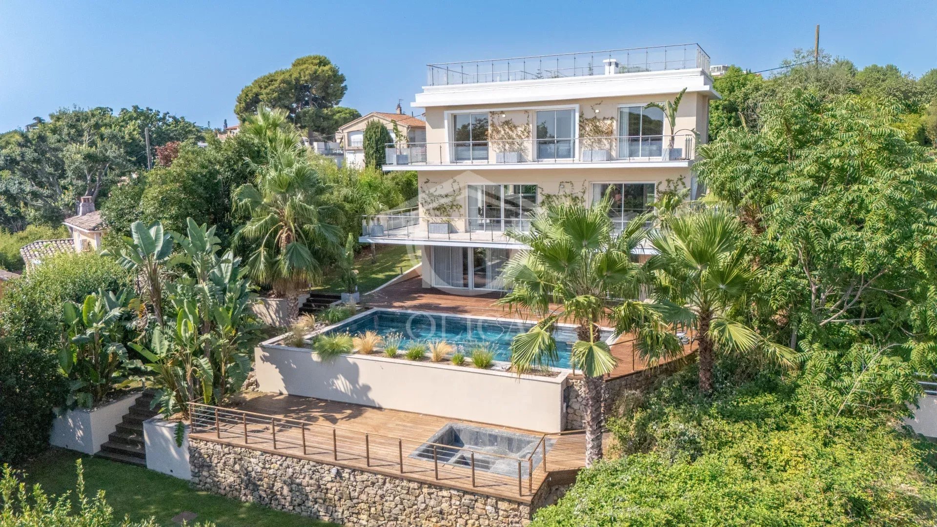 Renovated Contemporary Villa With Panoramic Sea View - Cap D'antibes