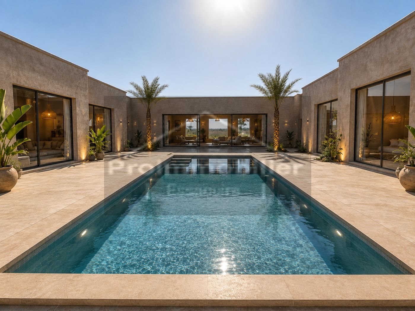 26-08-02-Vm Elegante villa nuova con piscina su 1000 m² di terreno- El Ghazoua