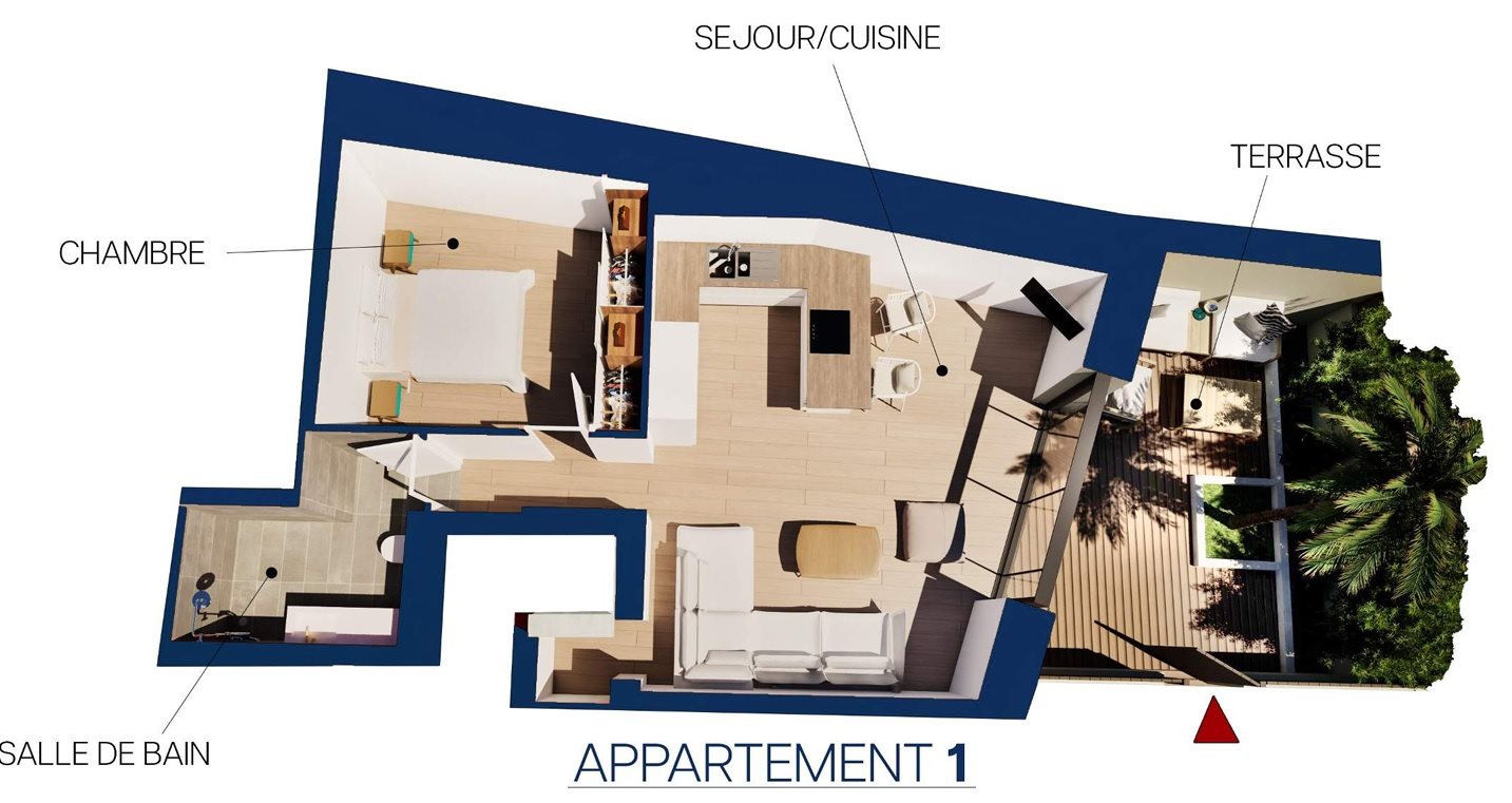 Appartement à vendre, 50m², Sète