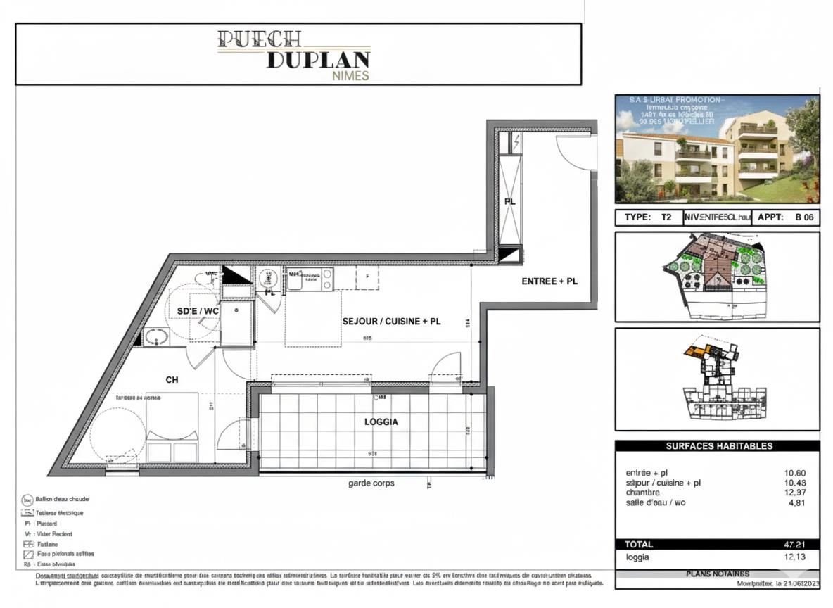 Appartement à vendre, 40m², Nîmes