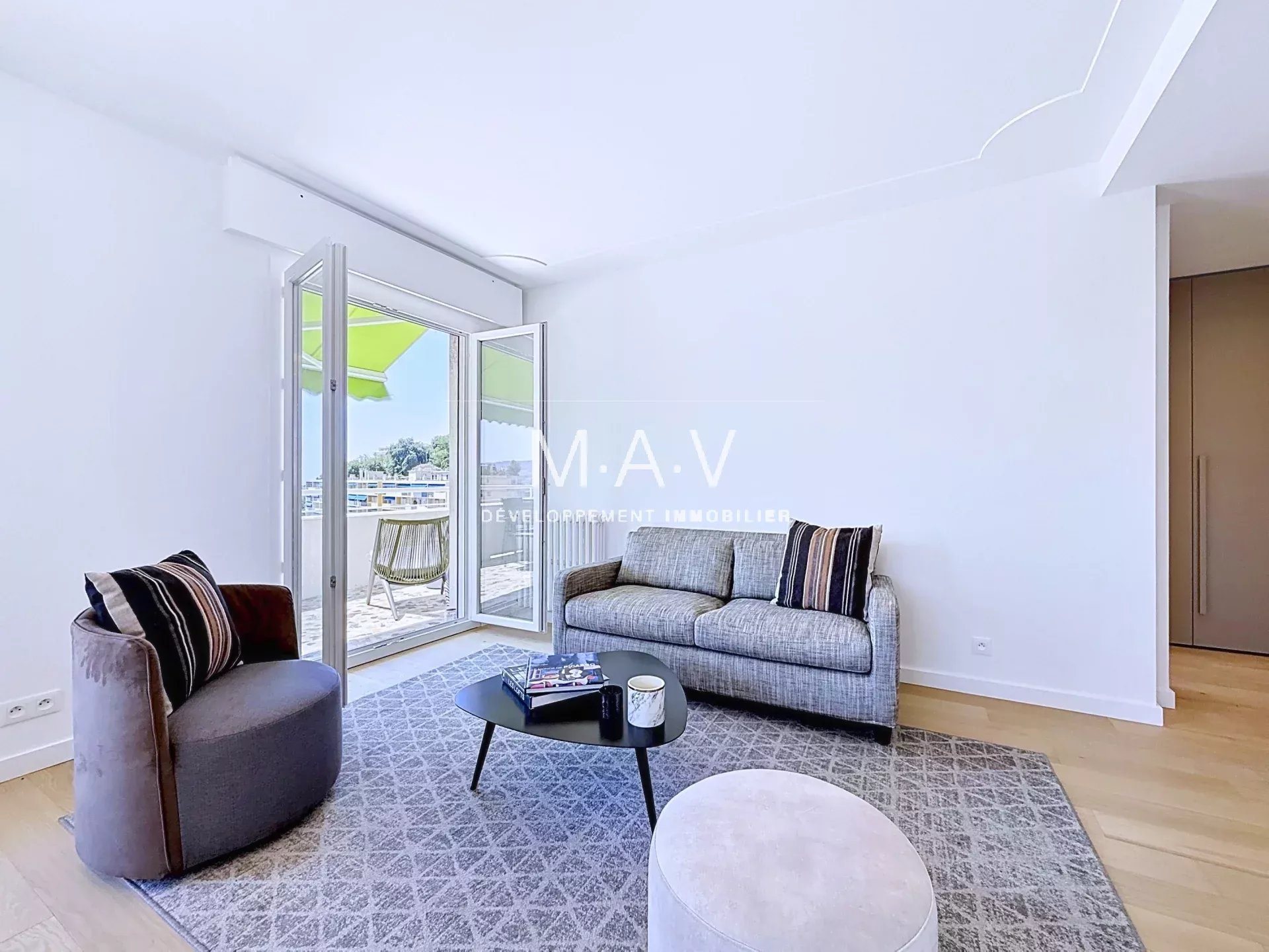Nice / Parc Impérial Apartment 4 Rooms Renovated Top Floor Terraces Unobstructed Sea View - Vue 4