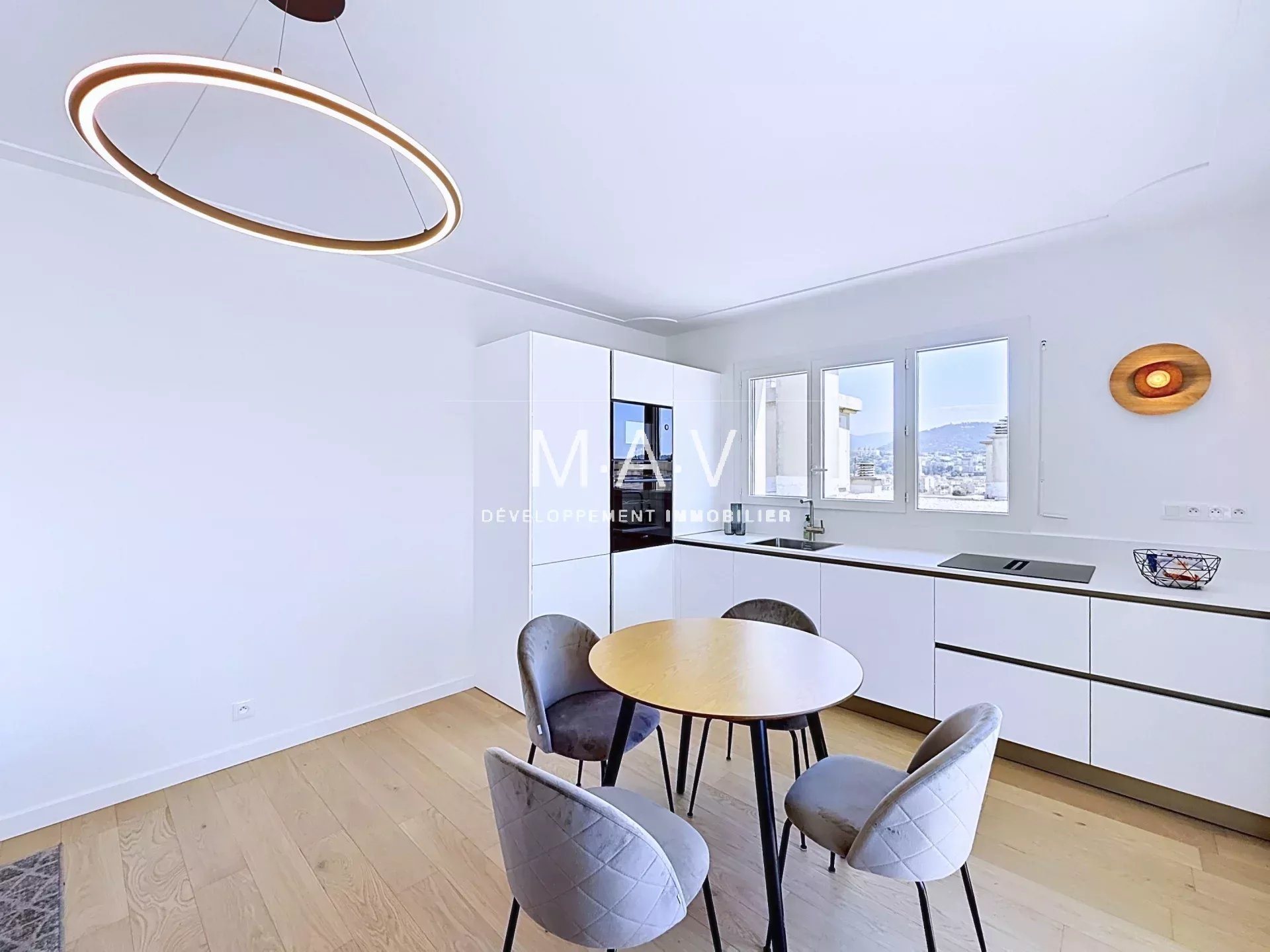 Nice / Parc Impérial Apartment 4 Rooms Renovated Top Floor Terraces Unobstructed Sea View - Vue 6