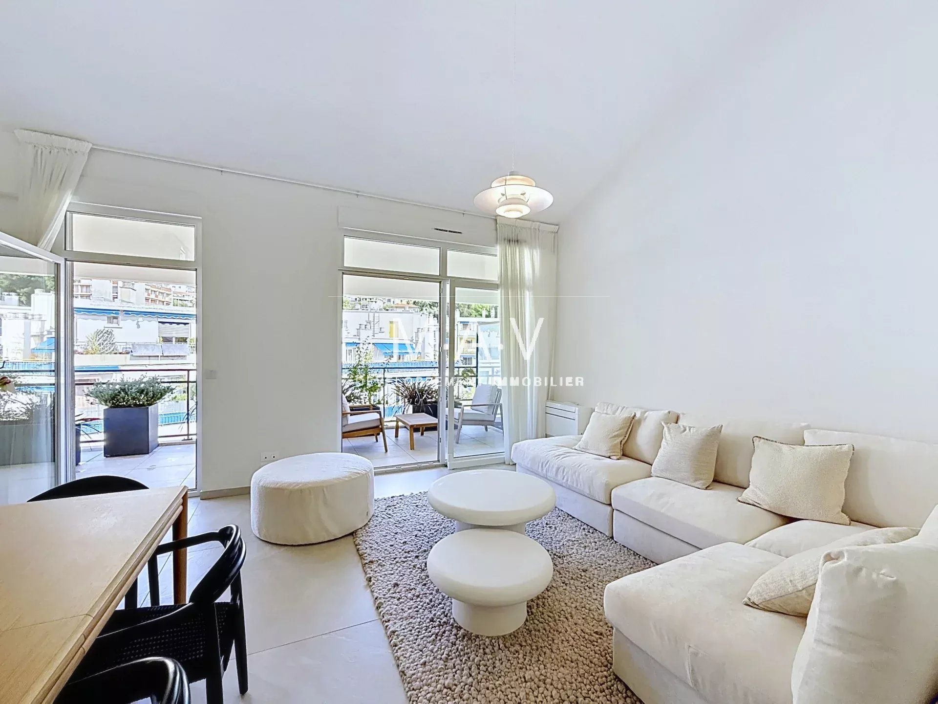 Nice / Near Port 3-Room Duplex Apartment Top Floor 2 Terraces In Peace - Vue 2