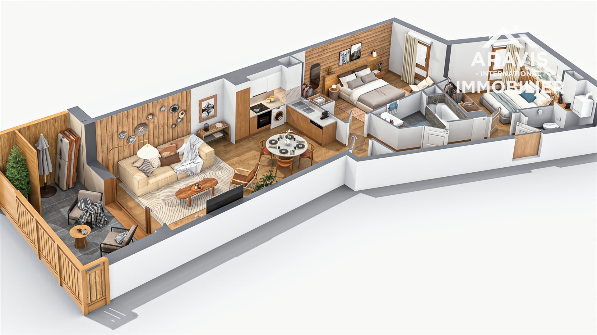 Appartement à vendre, 67m², Saint-Jean-de-Sixt