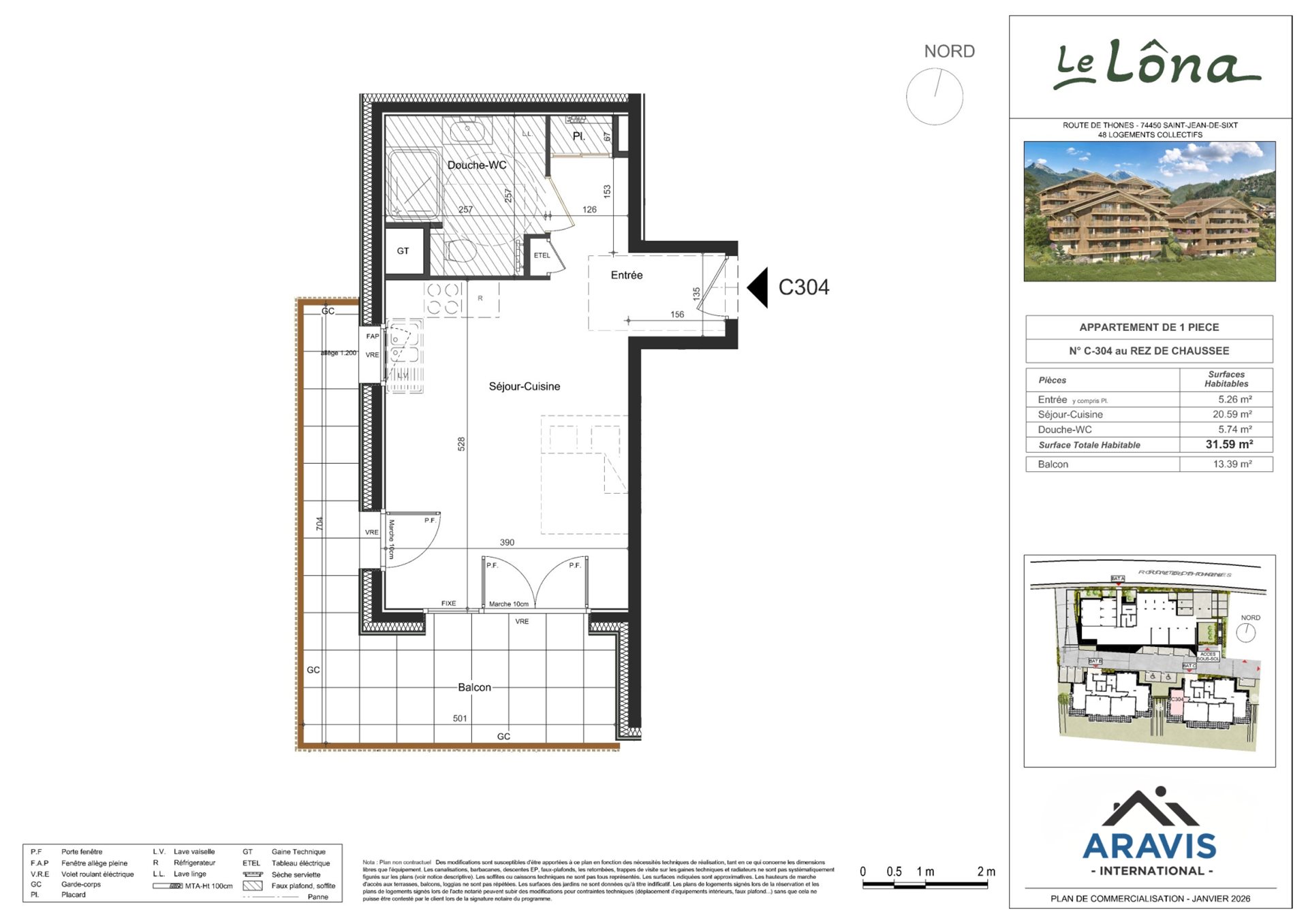 Appartement à vendre, 31m², Saint-Jean-de-Sixt