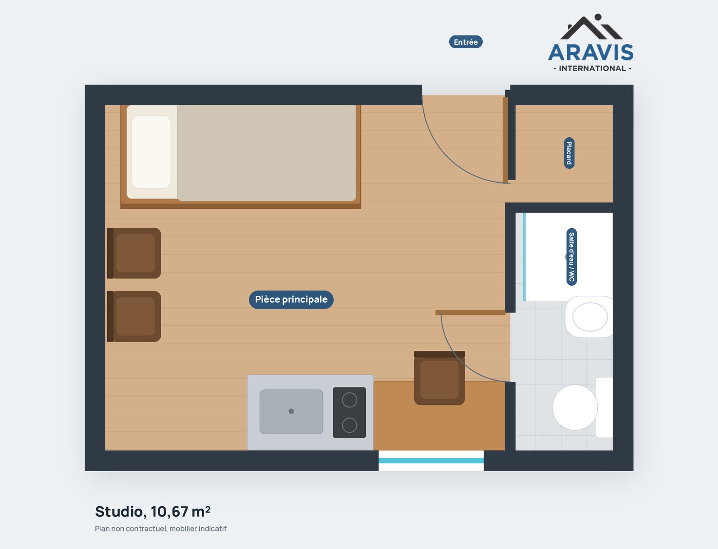 Appartement à vendre, 10m², Le Grand-Bornand