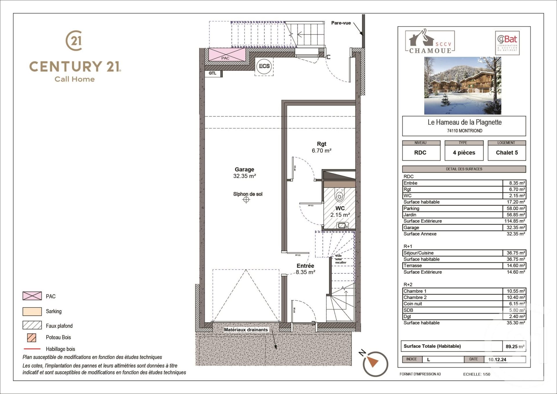 Appartement à vendre, 89m², Montriond