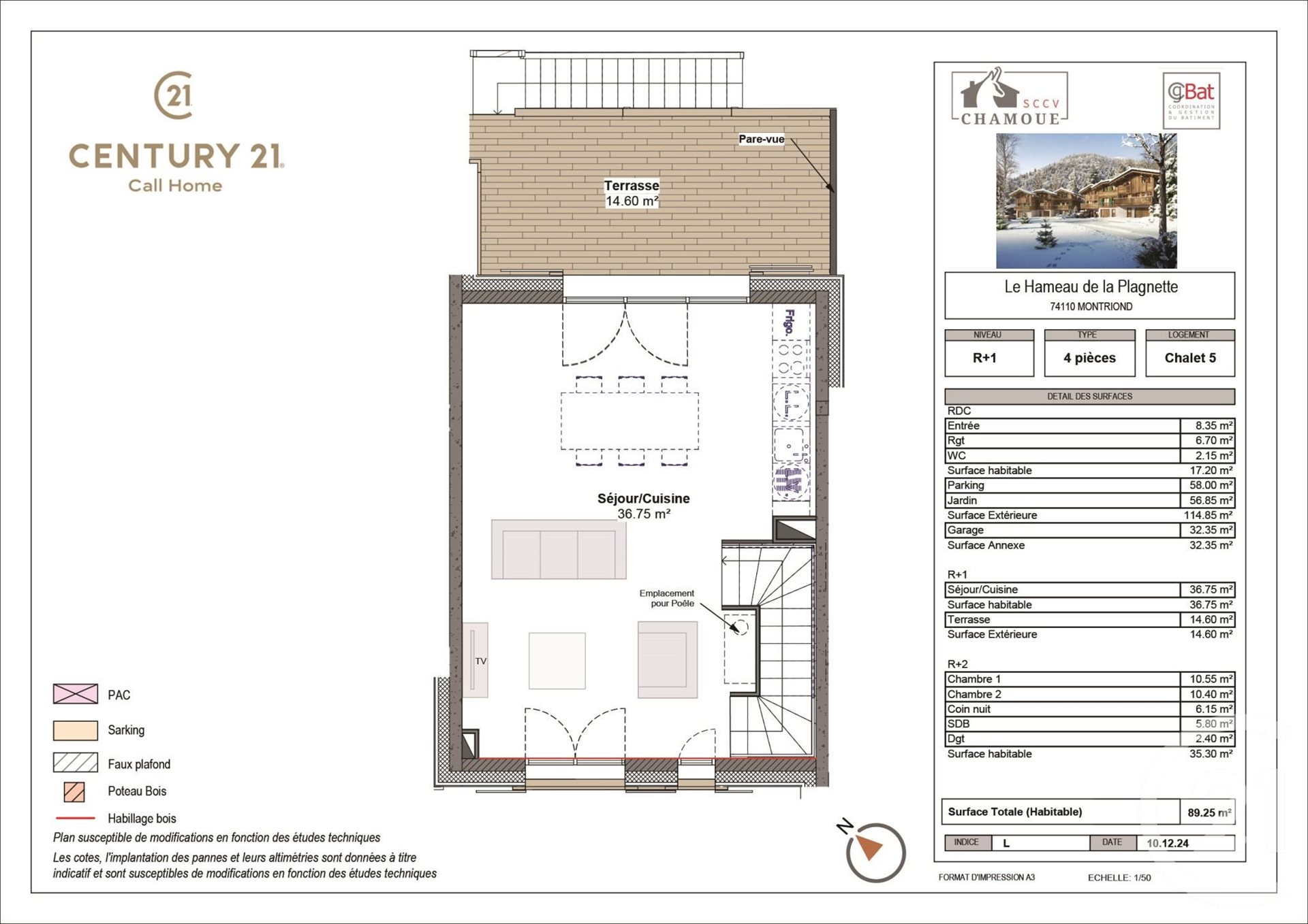 Appartement à vendre, 89m², Montriond