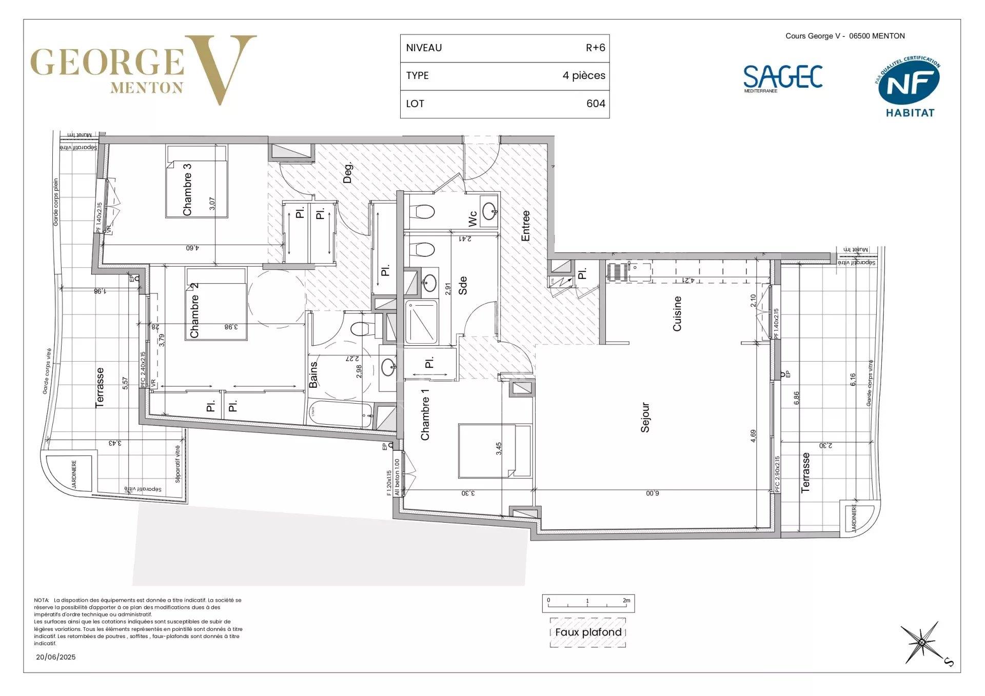 Appartement à vendre, 117m², Menton