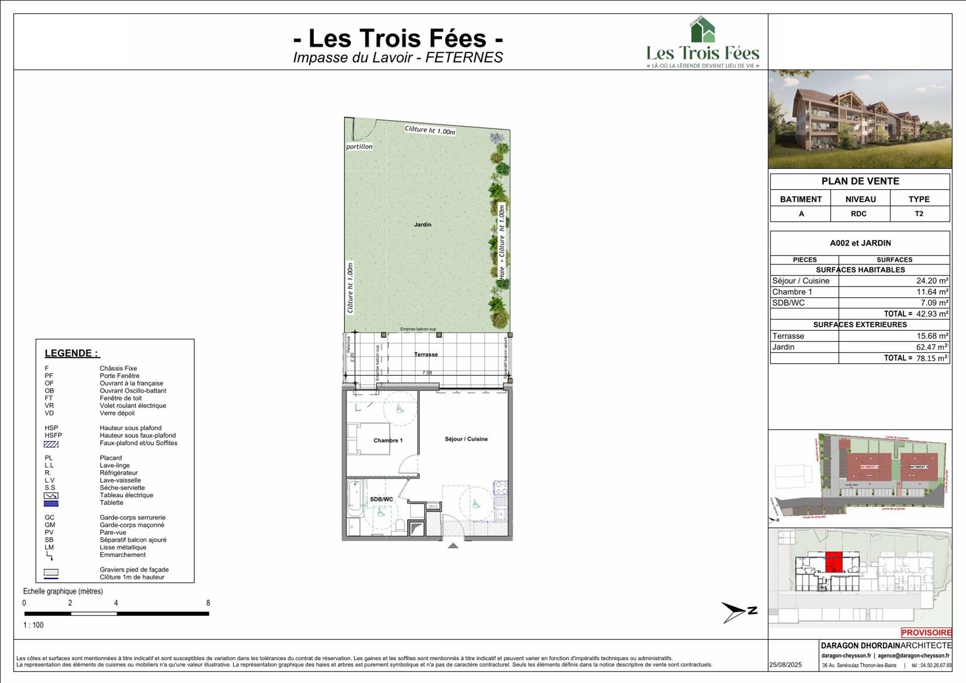 Appartement à vendre, 42m², Féternes