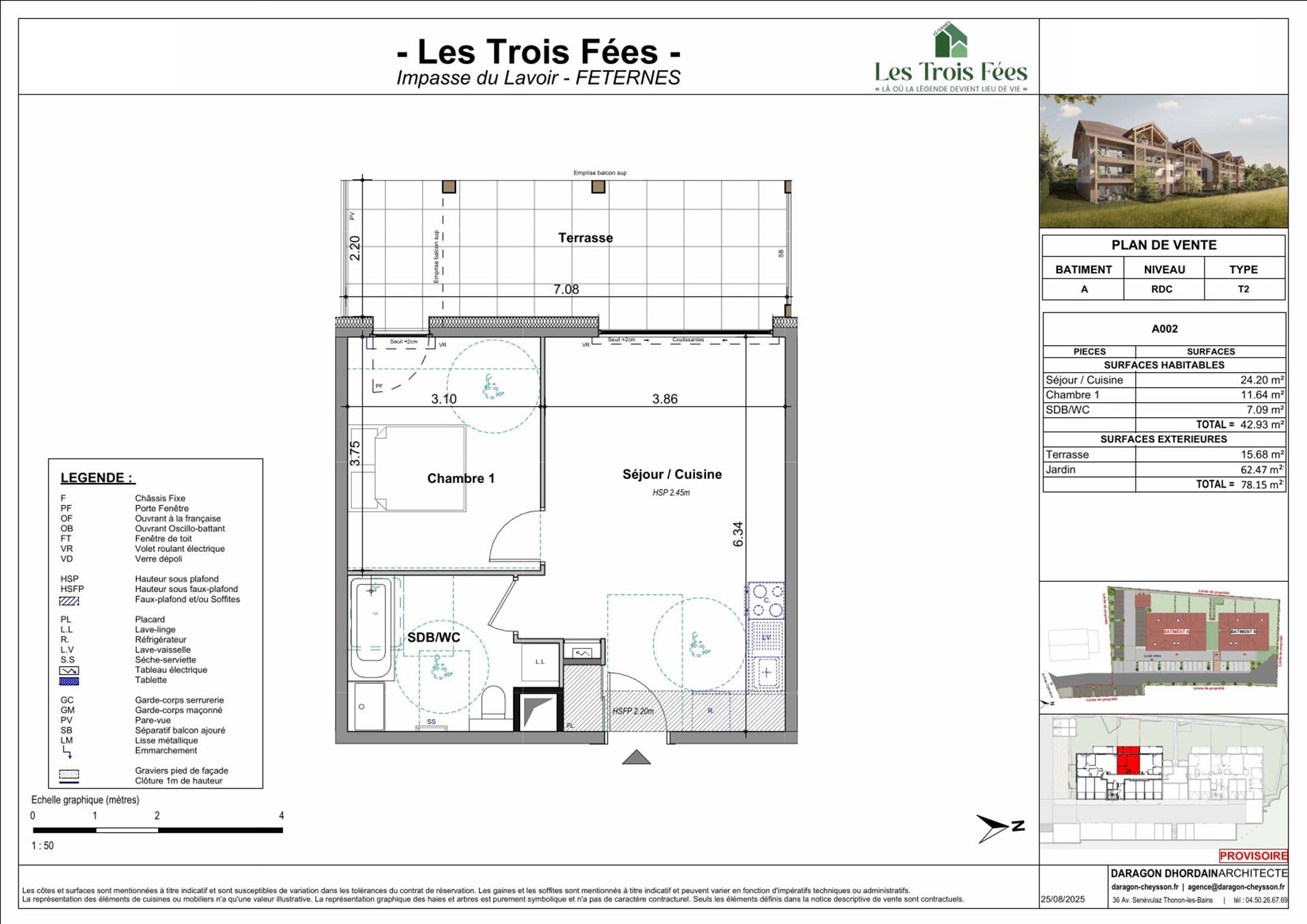 Appartement à vendre, 42m², Féternes