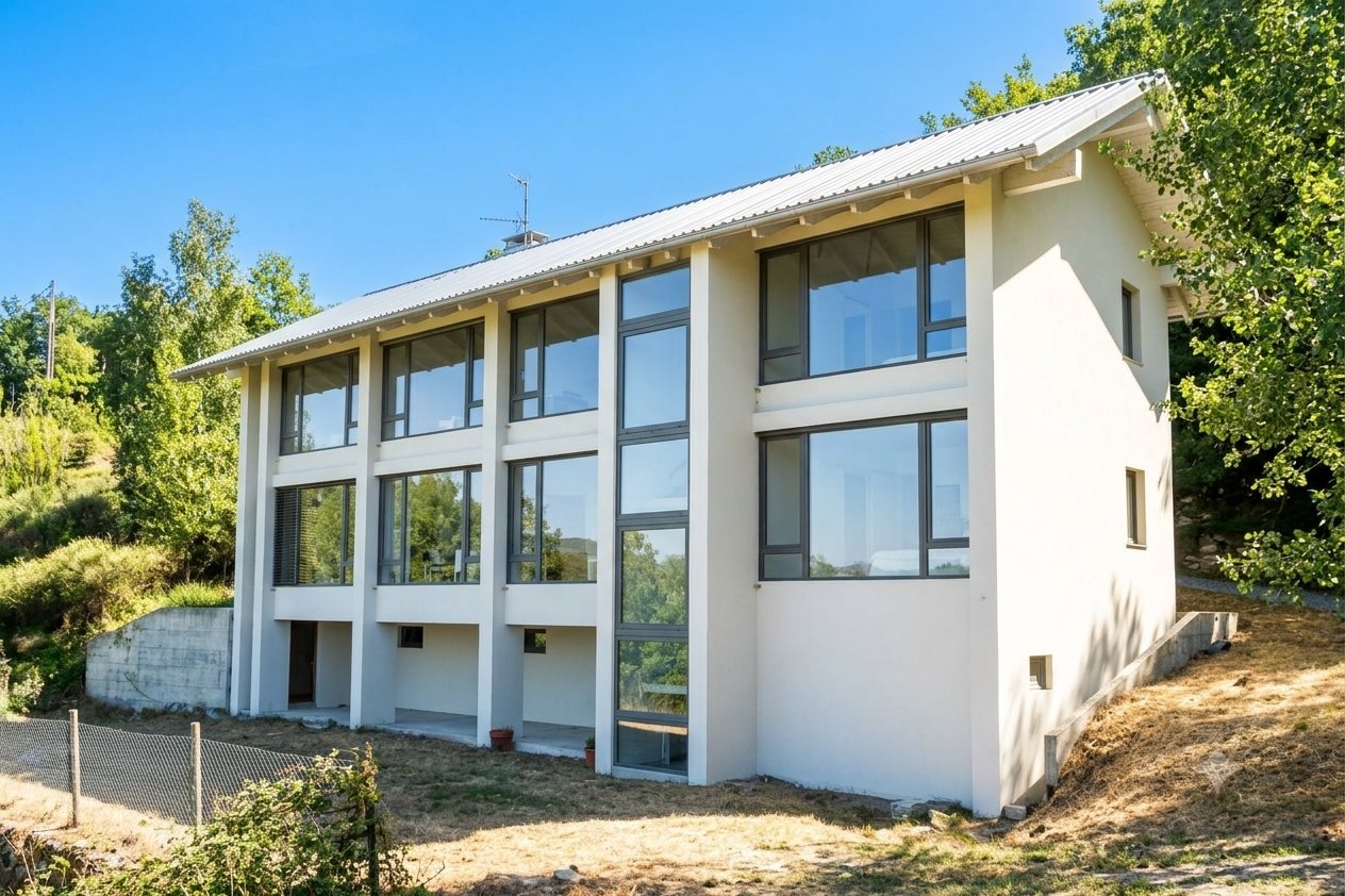 Prestigefyldt Moderne Villa: et Mesterværk af Lys, Natur og Plads
