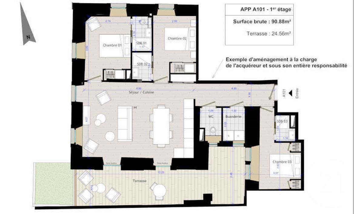 Appartement à vendre, 90m², Chamonix-Mont-Blanc
