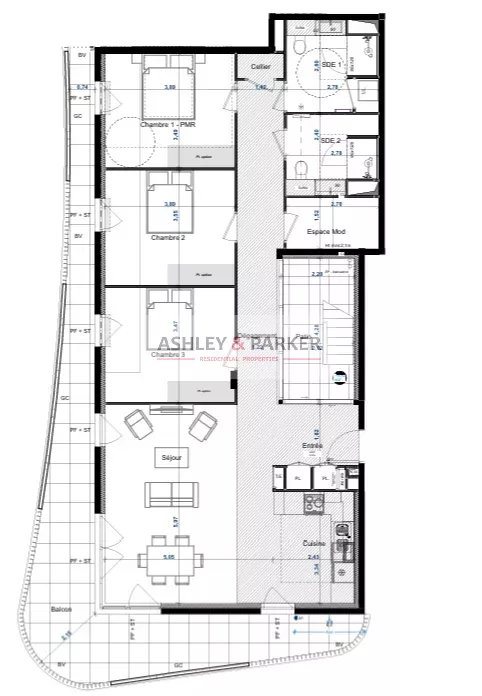 Appartement à vendre, 114m², Antibes