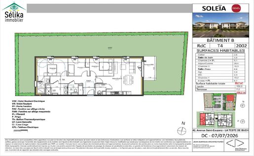 Appartement 4 pièces 89 m² · à La Teste-de-Buch · 89 m² · 450 000 €