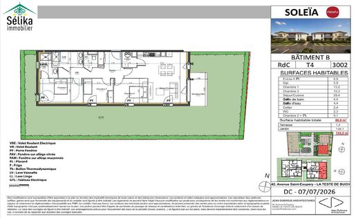 Appartement 4 pièces 89 m² · à La Teste-de-Buch · 89 m² · 445 000 €