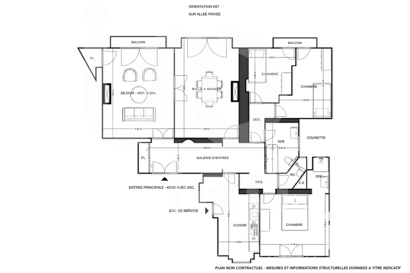 Appartement à vendre, 122m², Neuilly-sur-Seine