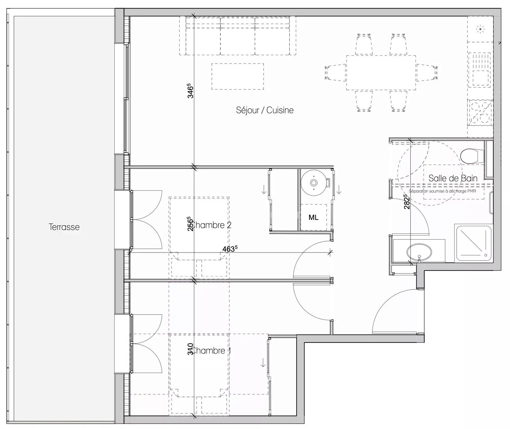 Appartement à vendre, 64m², Calvi