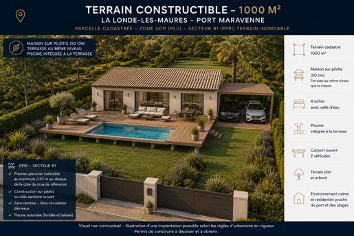 Terrain 200 m² · à La Londe-les-Maures · 200 m² · 830 000 €