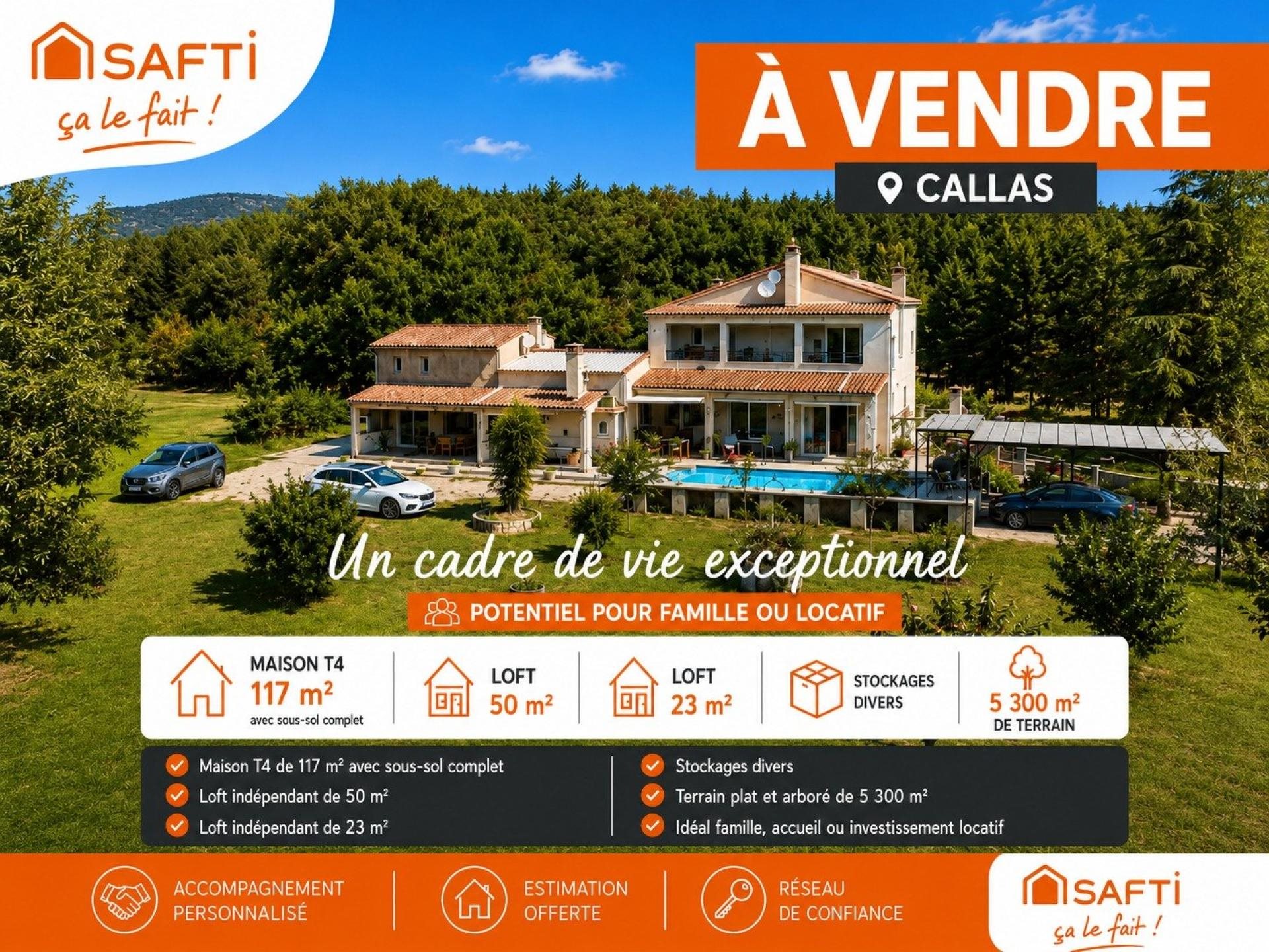 Maison à vendre, 199m², Callas