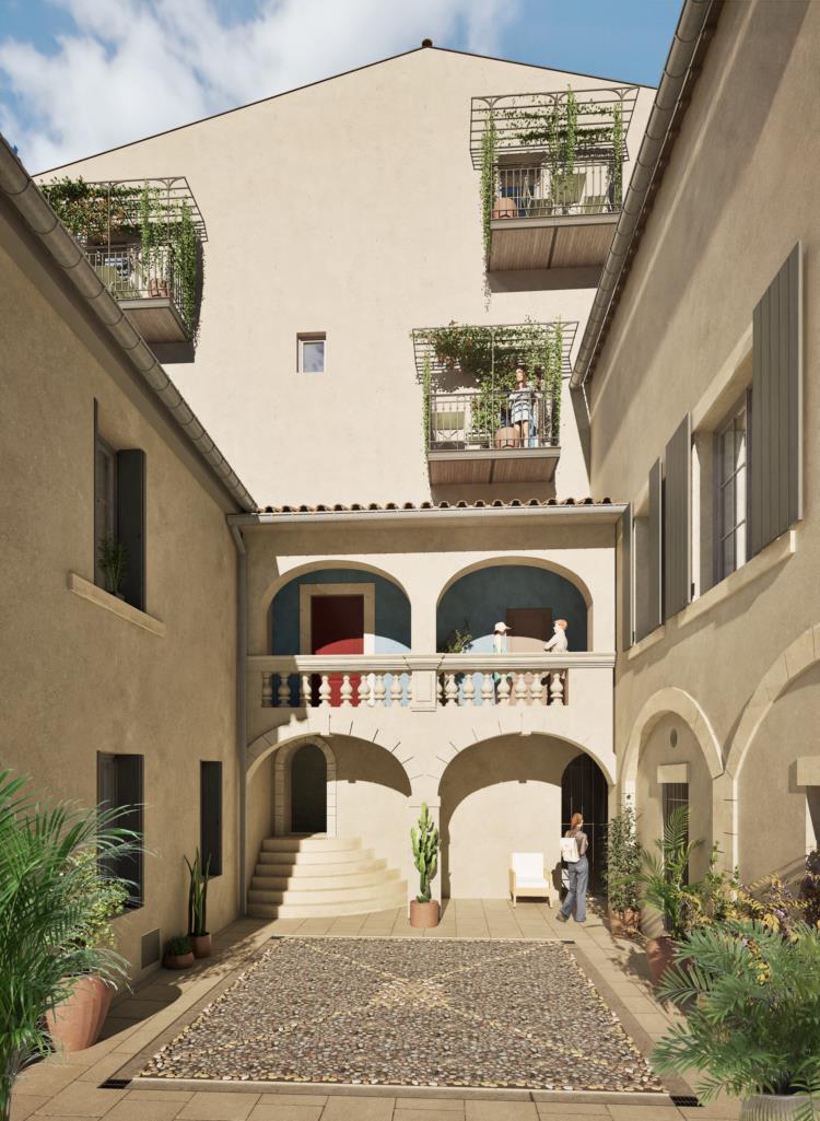 2-bed apartment, 58 m²