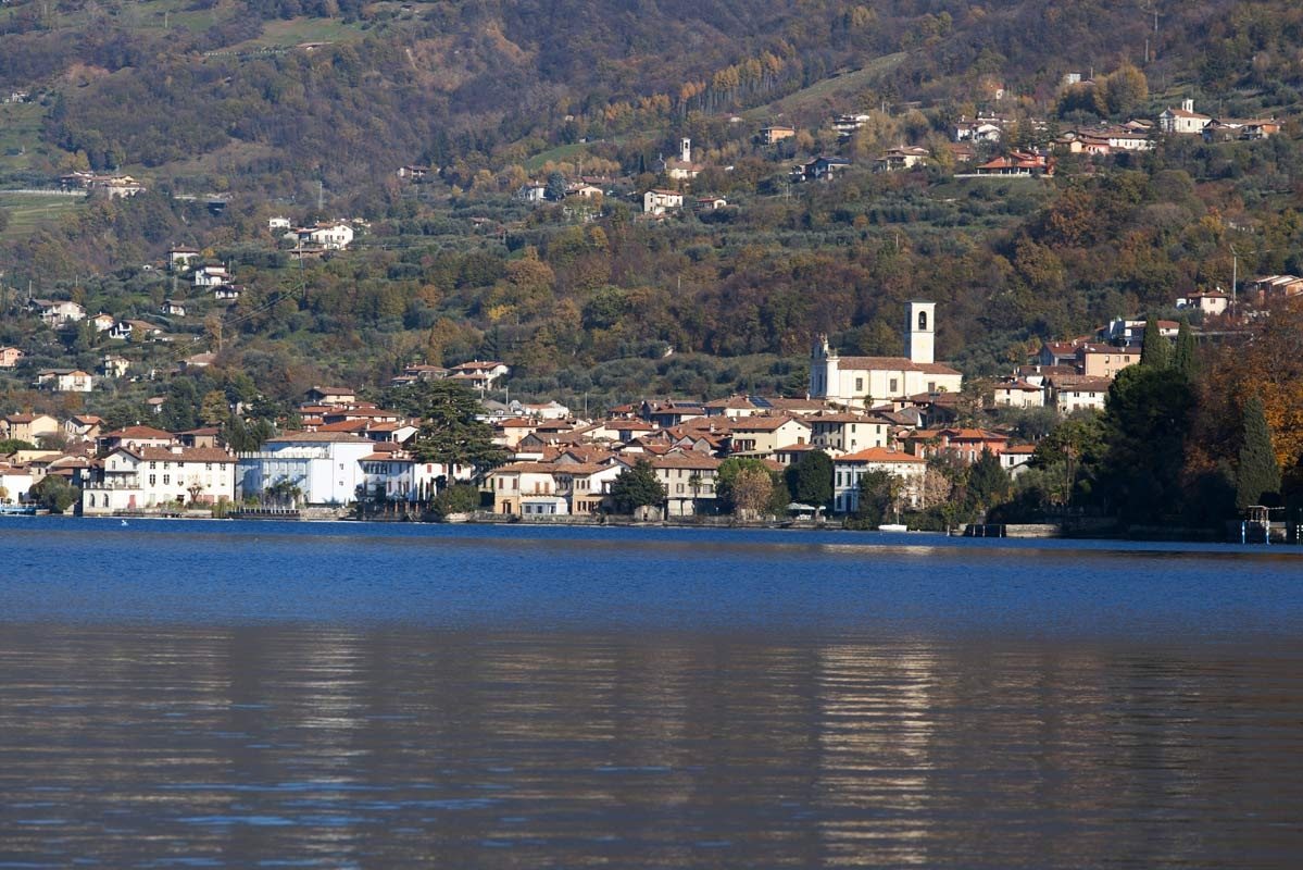 Sulzano, trilocale meublé à quelques pas du lac