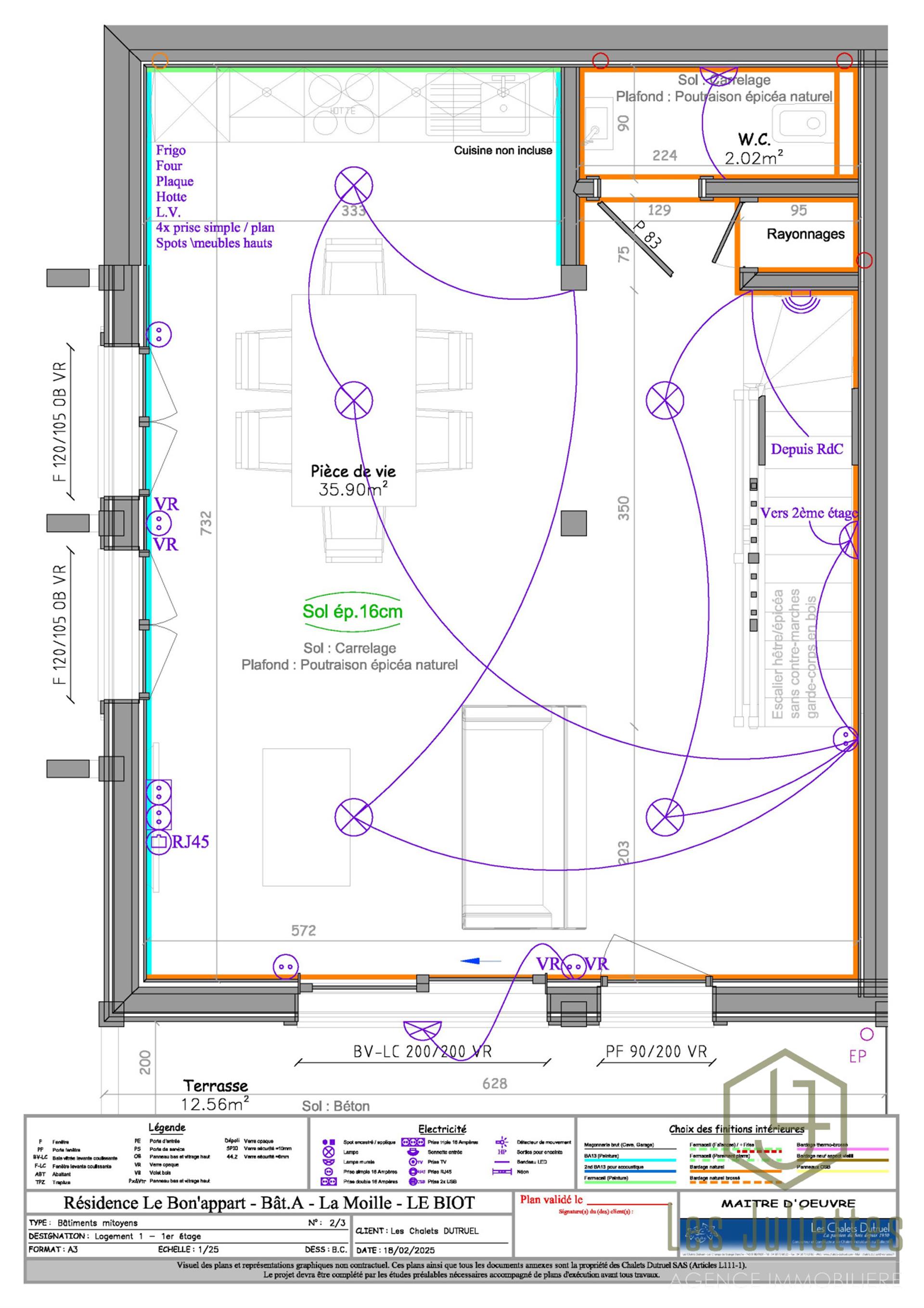 Appartement à vendre, 88m², Le Biot