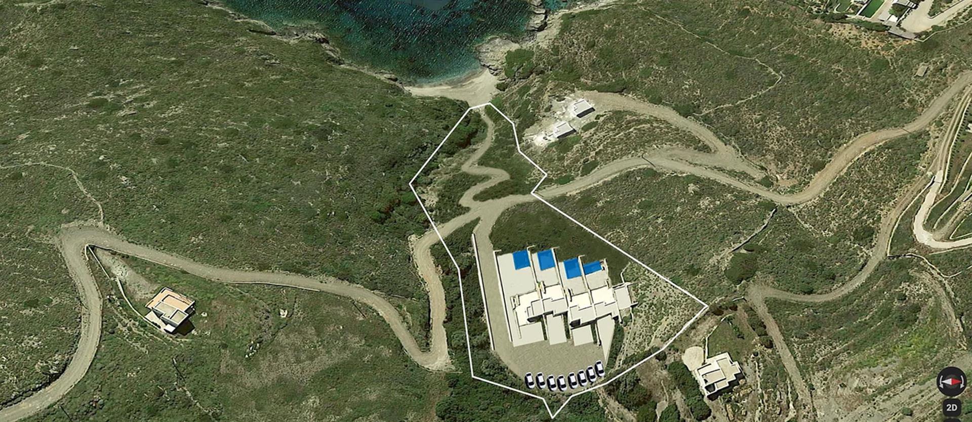 4 x Villa complex with private access to beach