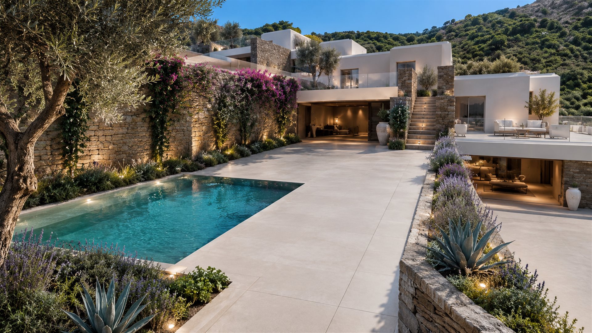 4 x Villa complex with private access to beach