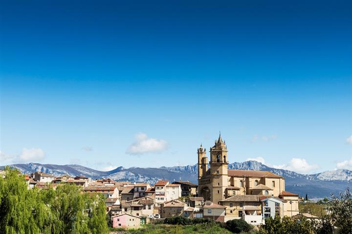 Village d'Elciego dans la Rioja